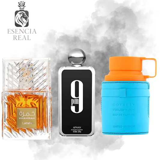 Combo Exclusivo de 3 Perfumes – Fragancias de Impacto