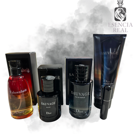 🔥 Combo Dior Legendario — 3 Perfumes + Crema + Perfumero